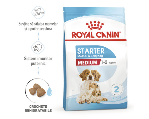 Pachet hrana pentru câini Royal Canin Starter Medium Mother and Babydog
