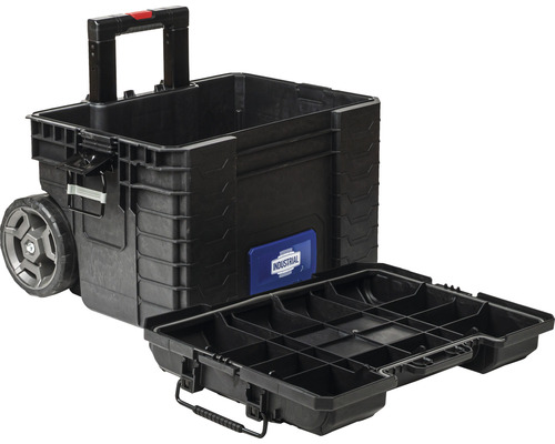 Cutie de scule cu roți și inserție detașabilă