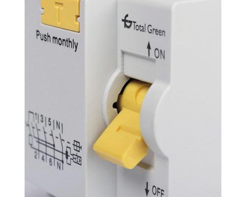 Întrerupător diferențial Total Green cu control funcțional