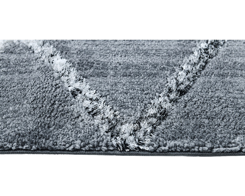 Covor de baie gri cu model