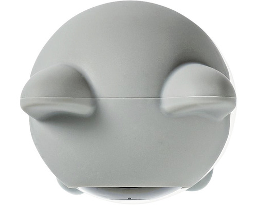 Lumină de noapte din silicon gri în formă de bilă