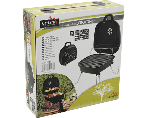 Grătar pe cărbune Cattara Crotone în ambalajul produsului
