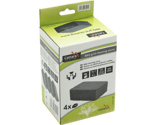 Piatră de curățare grătar Cattara, set de patru bucăți