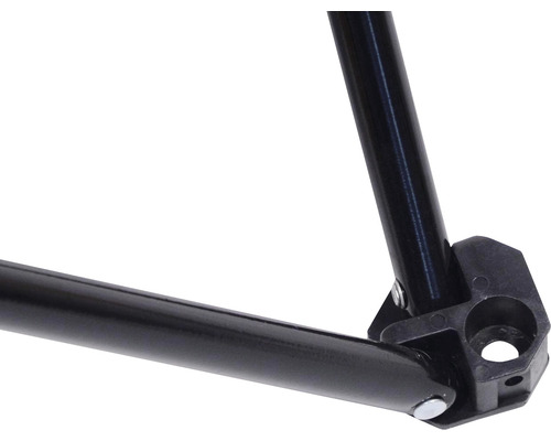 Detaliu cadru din metal și plastic