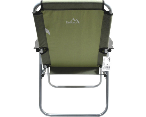 Scaun de camping cu logo Cattara, vedere din spate