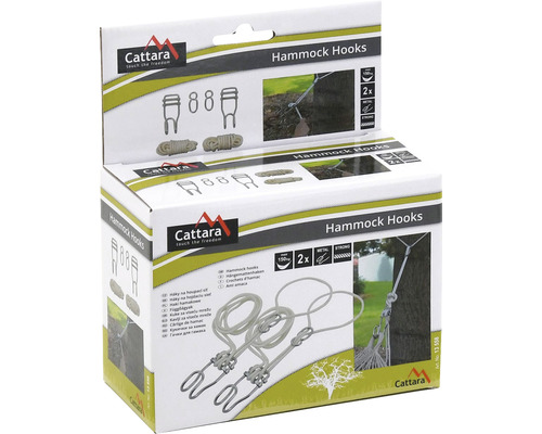 Ambalaj pentru cârlige hamac cu material de fixare inclus