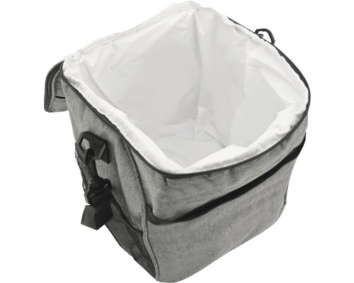 Geantă frigorifică gri cu interior