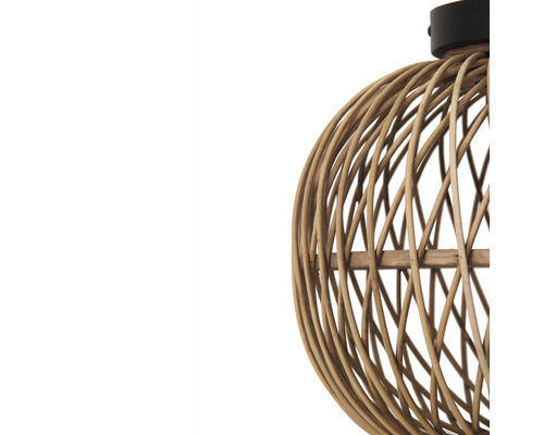 Lumină de plafon din ratan