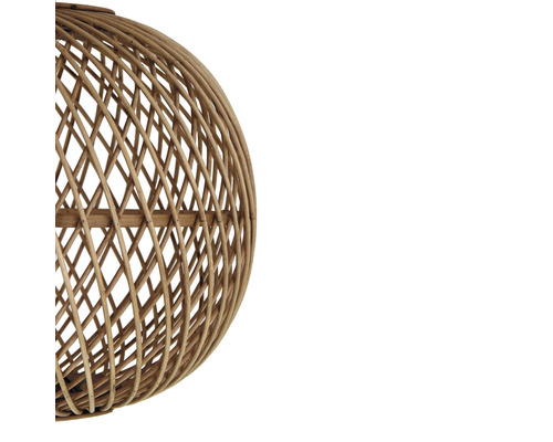 Lampă rotundă din ratan