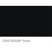 Chiuvetă bucătărie cristadur cu 1 cuvă + ½ Schock Waterfall D-150 100x50 cm, cu picurător, reversibilă, Puro