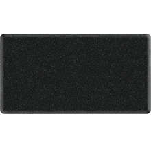 Chiuvetă bucătărie cristadur cu 1 cuvă + ½ Schock Waterfall D-150 100x50 cm, cu picurător, reversibilă, Magma