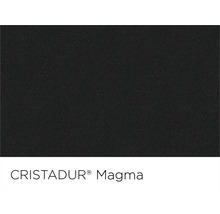 Chiuvetă bucătărie cristadur cu 1 cuvă + ½ Schock Waterfall D-150 100x50 cm, cu picurător, reversibilă, Magma