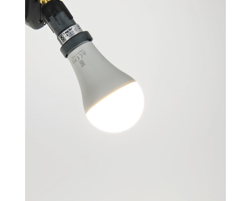 Bec LED aprins într-o dulie