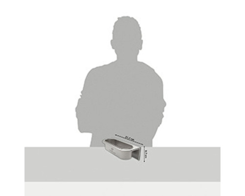 Jardinieră cu dimensiunile de 25,5 cm pe 8,7 cm