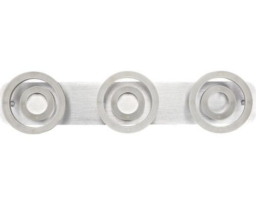 Șină de montaj cu trei suporturi pentru lămpi