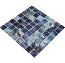 Mozaic piscină sticlă VP56384PUR albastru 31,6x31,6 cm
