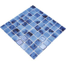 Mozaic piscină sticlă VP56385PUR albastru 31,6x31,6 cm