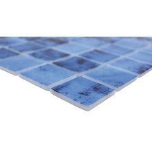 Mozaic piscină sticlă VP56385PUR albastru 31,6x31,6 cm