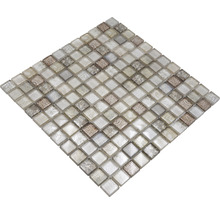 Mozaic sticlă XCM WL34 bej 29,8x29,8 cm-thumb-2