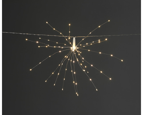 Ghirlandă luminoasă în formă de stea cu lumini LED pentru interior