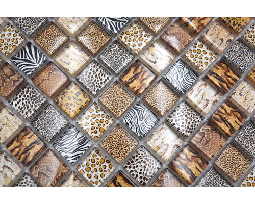 Faianță mozaic cu imprimeu animal