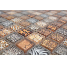 Mozaic sticlă XCM WL54 maro 29,8x29,8 cm