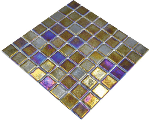Plăci de mozaic aranjate pătrat