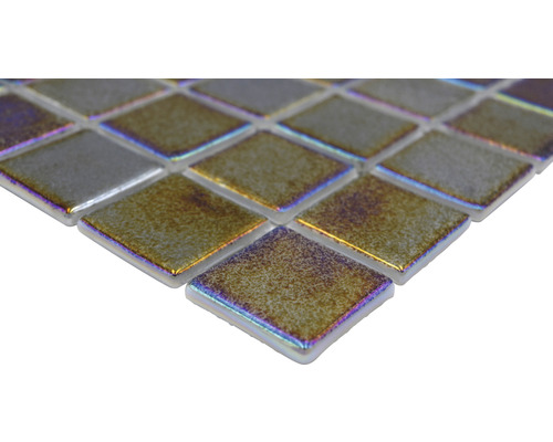 Plăci de mozaic pătrate din sticlă