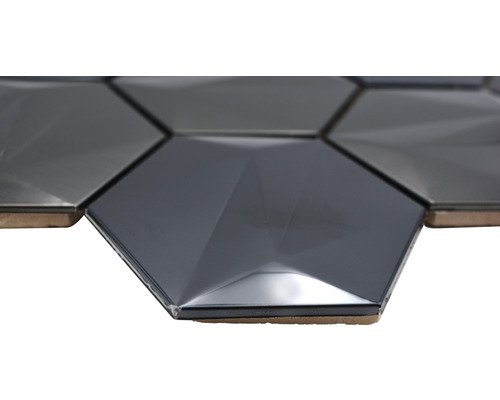 Plăci mozaic hexagonale cu design fațetat
