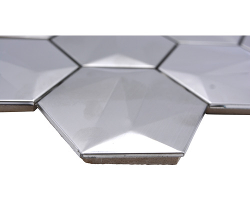 Placă de mozaic hexagonală din metal