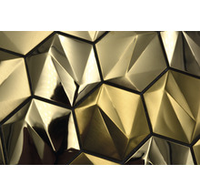 Mozaic metal HXM 30GO auriu 25,7x29,7 cm-thumb-2