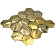 Mozaic metal HXM 30GO auriu 25,7x29,7 cm-thumb-4