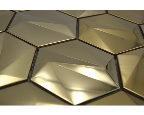 Plăci de mozaic hexagonale din metal