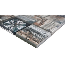 Mozaic sticlă XCM Wood 900 gri, imitație lemn, 29,8x29,8 cm