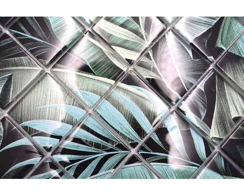 Plăci de mozaic cu motiv de frunze