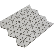 Mozaic piscină ceramic CG TR 41 alb mat 25,2x29,1 cm