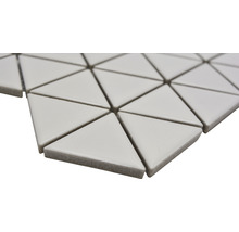 Mozaic piscină ceramic CG TR 41 alb mat 25,2x29,1 cm