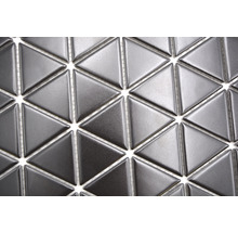 Mozaic piscină ceramic CG TR 49 negru mat 25,2x29,1 cm