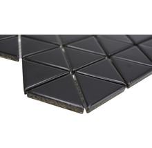 Mozaic piscină ceramic CG TR 49 negru mat 25,2x29,1 cm