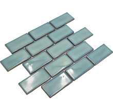 Mozaic piscină ceramic HSS 716 verde 26,5x30,9 cm
