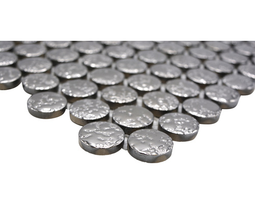 Placă de mozaic cu pietre rotunde