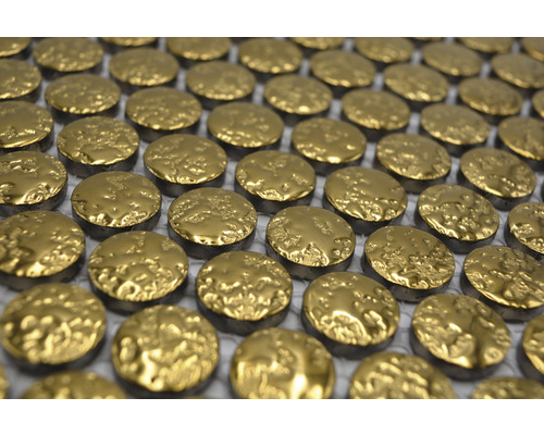 Multe plăci de mozaic rotunde