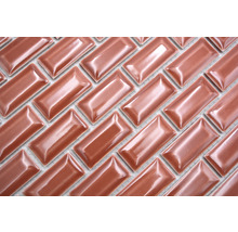 Plăci de mozaic în model herringbone