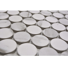 Mozaic piscină ceramic CRG alb mat 31,2x33 cm