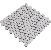 Mozaic piscină ceramic 11G alb mat 31,2x33 cm