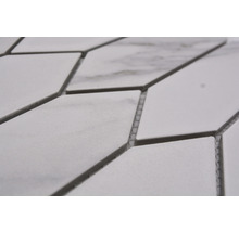 Mozaic piscină ceramic CIM LHX CR alb mat 27,55x31,3 cm