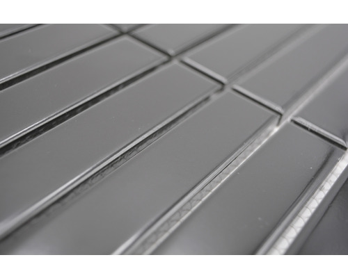 Detaliu plăci mozaic din sticlă dreptunghiulare