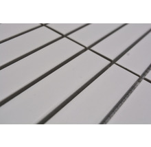 Mozaic piscină ceramic CG ST 220 alb mat 29,6x30 cm