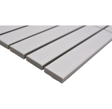 Mozaic piscină ceramic CG ST 220 alb mat 29,6x30 cm