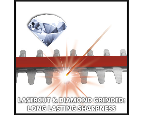 Tăiat cu laser și șlefuit cu diamant pentru ascuțire de lungă durată a foarfecelui de gard viu